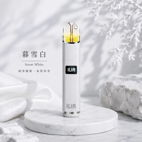ILIA-哩亞-皮革一代-電子煙主機-幕雪白色 ILIA 哩亞 皮革一代 電子煙主機 幕雪白色